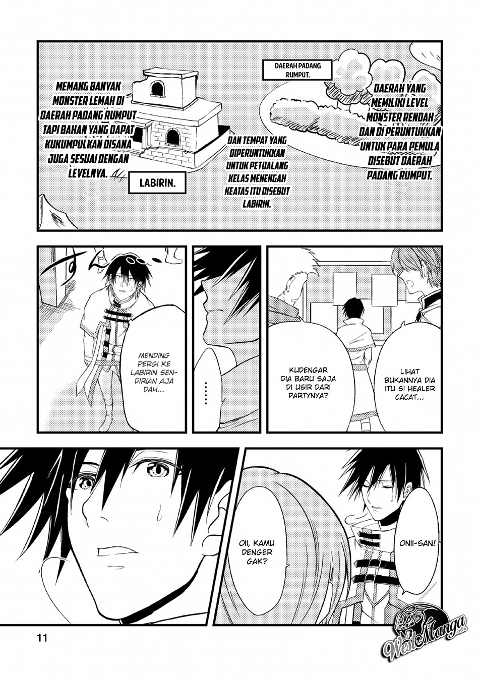 Party Kara Tsuihou Sareta Sono Chiyushi, Jitsuha Saikyou Nitsuki chapter 1